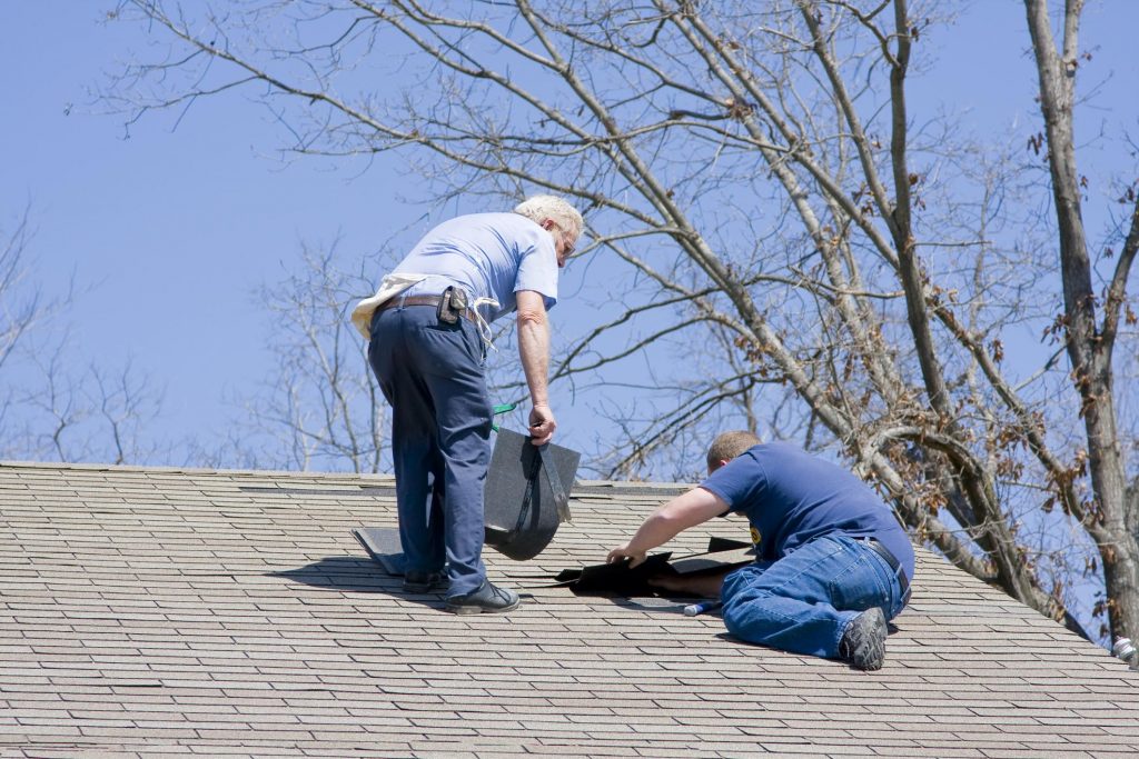 this image shows one of our roofing services in antioch